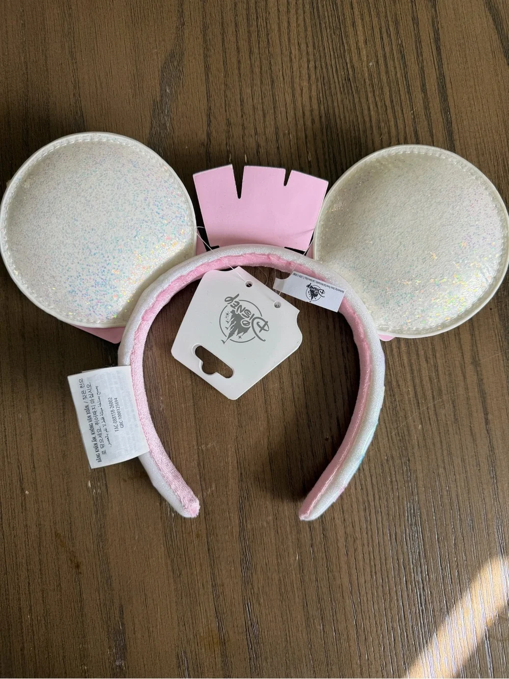 Disneyland Pastel Iridescent Minnie Headband - Pink & Multi